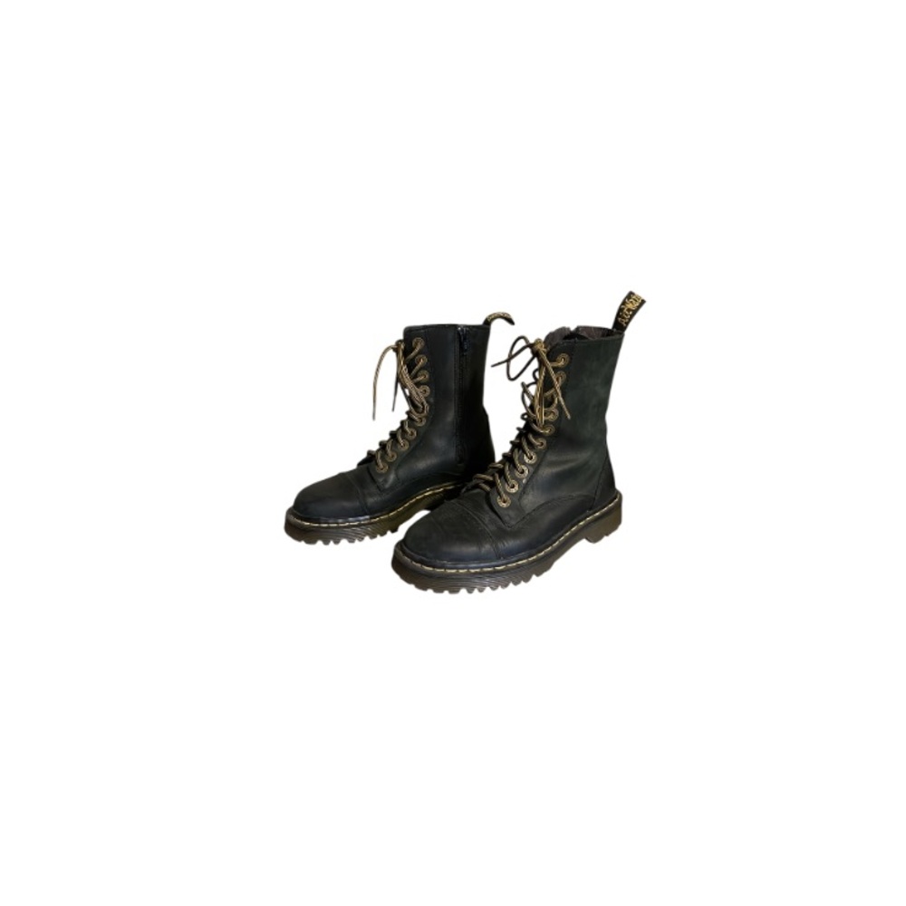 Dr. Martens “Justyna” Black Combat Boots - Women’s Size 5